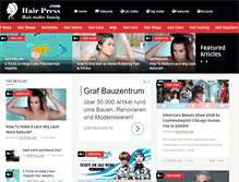 Tablet Screenshot of hairpress.com